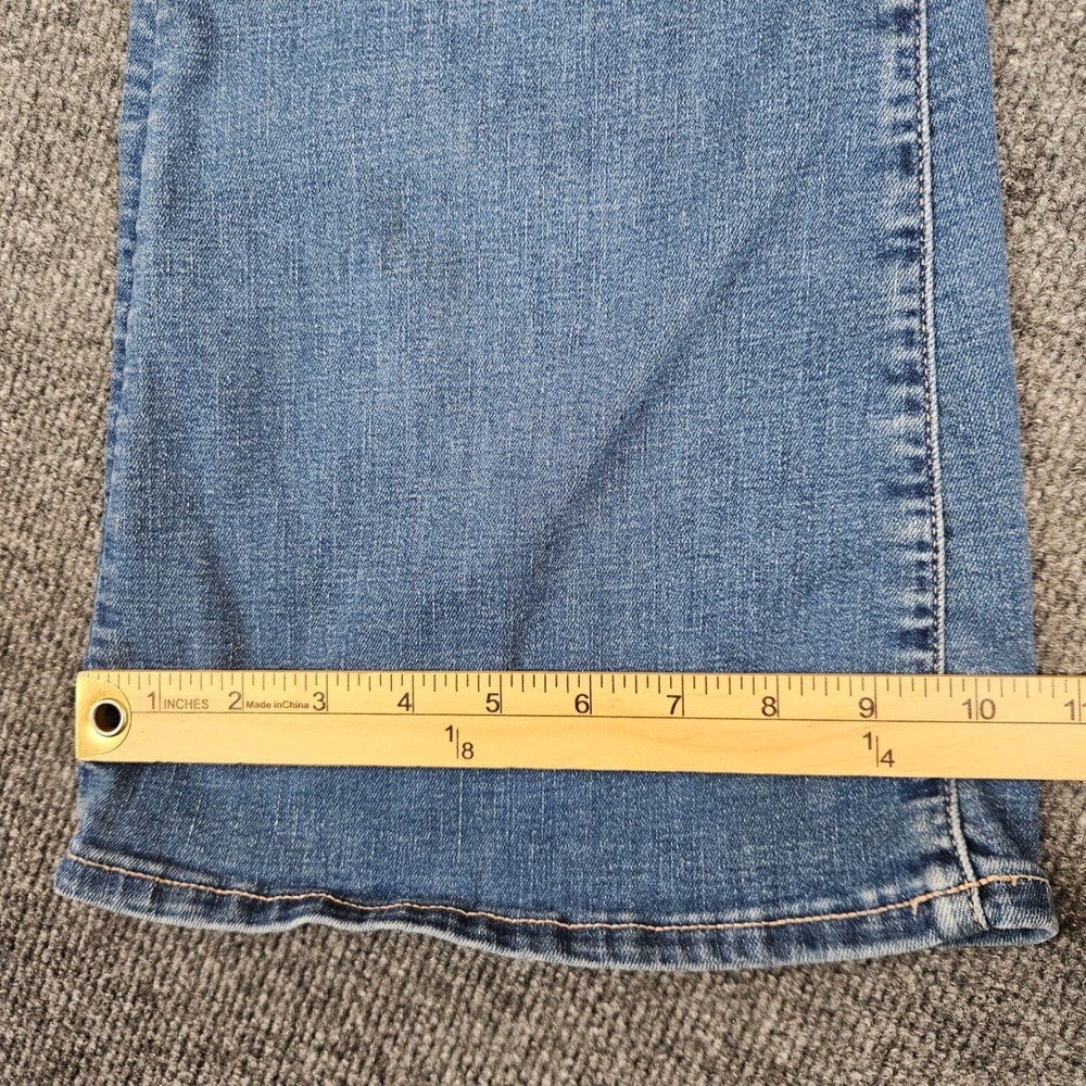 American Eagle Curvy Super High Rise Flare Jeans Women's 10 SHORT Stretch - Picture 7 of 11